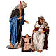 Life size statues of the Nativity 170 cm resin and fabric s5