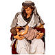 Life size statues of the Nativity 170 cm resin and fabric s14