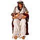 Life size statues of the Nativity 170 cm resin and fabric s16