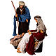 Life size statues of the Nativity 170 cm resin and fabric s10