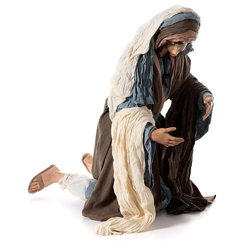 Imagens Natividade em tamanho real 170 cm resina e tecido 19