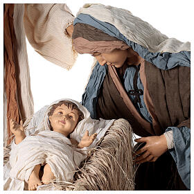 Holy Family statue life size 170 cm resin and cloth