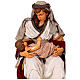 Holy Family statue life size 170 cm resin and cloth s15
