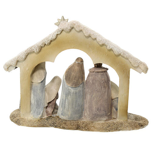 Holy Family with Wise Men, 20 cm, resin 4