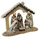 Holy Family with Wise Men 20 cm in resin s3