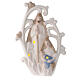 Nativité avec arbre et lumière porcelaine 23 cm s1