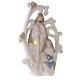 Nativité avec arbre et lumière porcelaine 23 cm s3