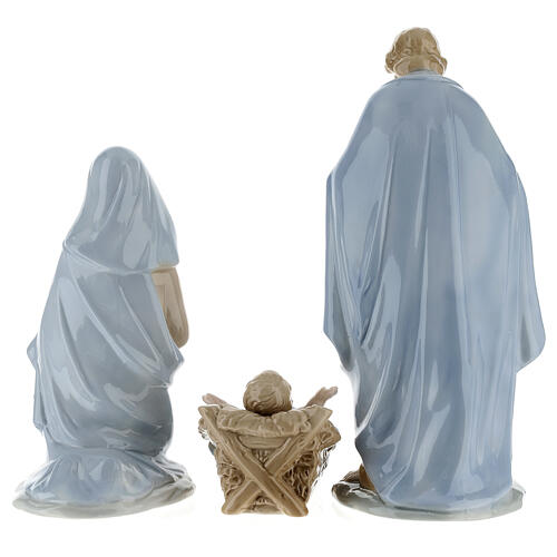 Conjunto Natividade 3 figuras porcelana 28 cm 11
