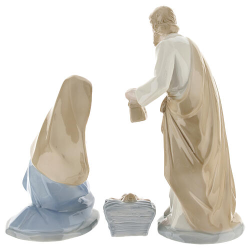 Porcelain Nativity set, 20 cm, 3 pieces 11