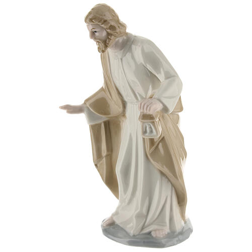 Conjunto 3 figuras Natividade porcelana 20 cm 7