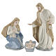 Conjunto 3 figuras Natividade porcelana 20 cm s1