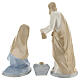 Conjunto 3 figuras Natividade porcelana 20 cm s11