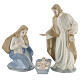 Holy Family nativity set 3 pcs porcelain 20 cm s1