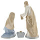 Holy Family nativity set 3 pcs porcelain 20 cm s11