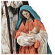 Holy Family statue with support base 45 cm colored resin s2