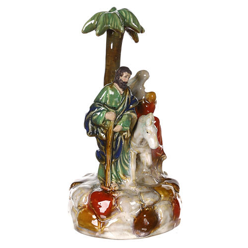 Music box with Flight into Egypt 9x4x4 in 3