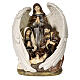 Holy Family angel resin statue 30x20x10 cm s1