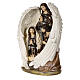 Holy Family angel resin statue 30x20x10 cm s2