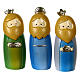Presepe baby resina 8 pezzi oro 6 cm s4