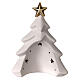 Set Natividad oro árbol Navidad porcelana luces 17 cm s3