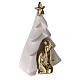 Set Natividad oro árbol Navidad porcelana luces 17 cm s5