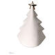 Set Natividad oro árbol Navidad porcelana luces 17 cm s7