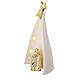 Stylised Christmas tree with golden Nativity, porcelain and resin with lights, 22 cm s3