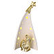 Natividad cabaña Natividad porcelana luces 22 cm s1