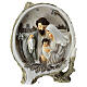 Shabby Chic Holy Family Nativity resin trunk 20x15x5 cm s1