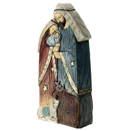 Modular Holy Family nativity resin 2 pcs 20x10x5 cm 4