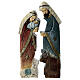 Modular Holy Family nativity resin 2 pcs 20x10x5 cm s2
