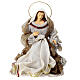 Set Natività presepe resina e stoffa 3 pezzi h 50 cm s3