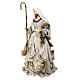 Set Natività presepe resina e stoffa 3 pezzi h 50 cm s7