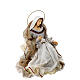 Set Natività presepe resina e stoffa 3 pezzi h 50 cm s9