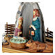 Russian Nativity, carved painted wood, 7 in s4