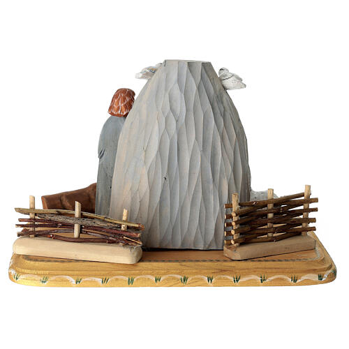 Presepe Natività intagliato e dipinto russo 17 cm  7