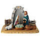 Holy Family statue Russian carved and painted 17 cm s1