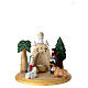 Crèche Nativité russe bois peint 16 cm s1