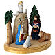 Nativity Holy Family in painted Russian wood 16 cm s4