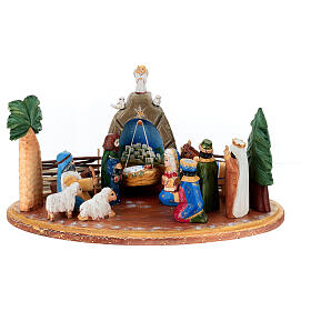 Birth of Jesus 6 in Russia hand-painted carved wood