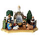 Russian Nativity Scene, carved and hand-painted wood, 6 in s1