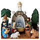 Russian Nativity Scene, carved and hand-painted wood, 6 in s2