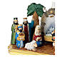 Russian Nativity Scene, carved and hand-painted wood, 6 in s4