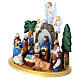 Traditional Russian Nativity Scene, painted wood, 8 in s3