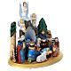 Traditional Russian Nativity Scene, painted wood, 8 in s5