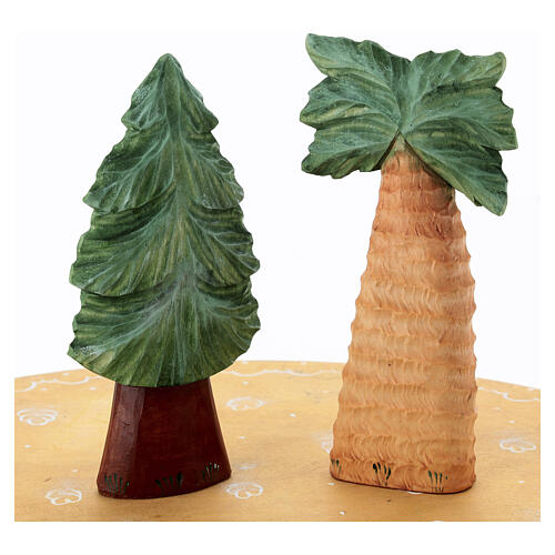 Belén de madera pintada 20 cm tradicional ruso 9