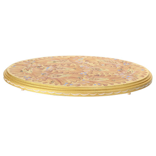 Presepe in legno dipinto 20 cm tradizionale russo 10