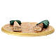 Presepe in legno dipinto 20 cm tradizionale russo s9
