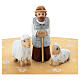 Presepe in legno dipinto tradizionale russo statuine 12 cm 30x35x30 s6