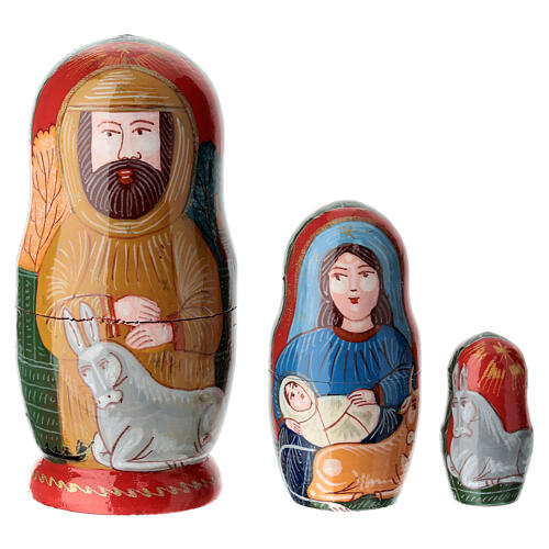 Poupées Russes Matriochka En Bois - 6 Pièces Gigognes Peintes à La Main - Jouet éducatif Et Décoration - Pour Enfants Et Collectionneurs